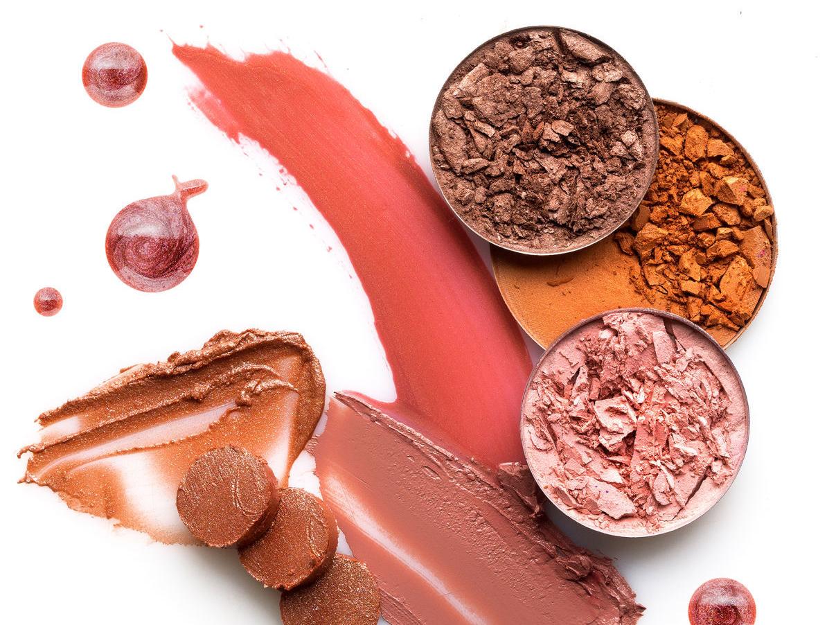 Cosmetic swatch.